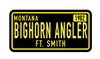 Sticker - Bighorn Angler License Plate